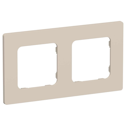 FLITE Рамка 2-местная РУ-2-К-ФлЛ льняной IEK