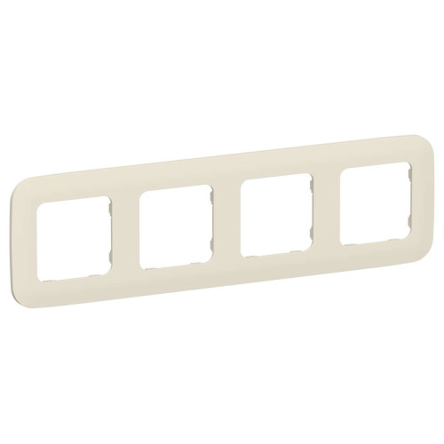 FLITE Рамка 4-местная РУ-4-А-ФлСл сливочный IEK