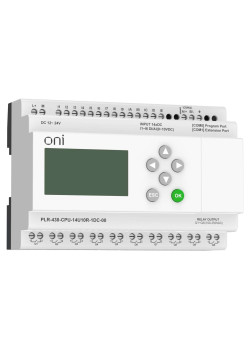 ПЛК 430 Модуль ЦПУ 8 DI 6 UI (0-10 В/DI) 10 RO 24В DC с экраном ONI