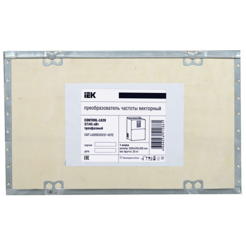 Преобразователь частоты CONTROL-L620 380В 3Ф 37-45кВт 75-90A IEK