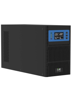ITK ELECTRA OT ИБП однофазный онлайн 10кВА/10кВт LCD дисплей 192-240VDC клеммная колодка c АКБ 20х7AH USB EPO RS232 SNMP слот Tower