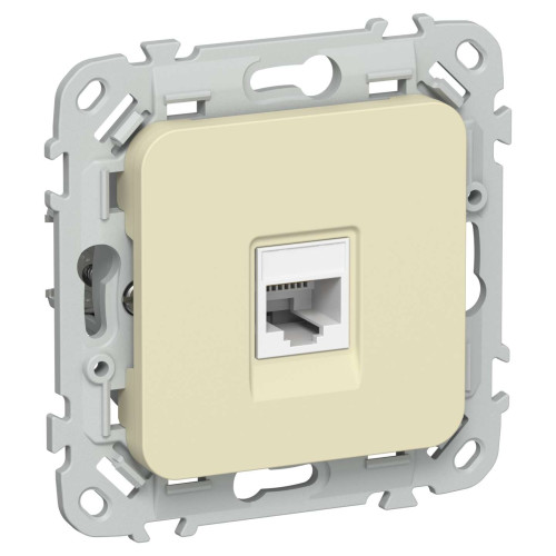 FLITE Розетка компьютерная RJ45 категория 6 UTP РК6-1-0-ФлН навахо IEK