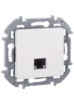 INSPIRIA Розетка компьютерная RJ45 категория 6 UTP белый