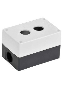 Корпус КП102-Р для кнопок 2 места белый IEK