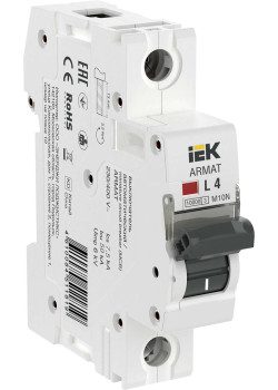 ARMAT Автоматический выключатель M10N 1P L 4А IEK
