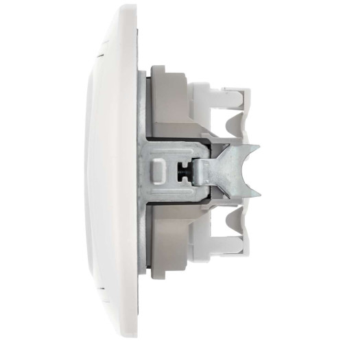 KVARTA Розетка 2-местная компьютерная RJ45 кат.5е РК12-КБ белый IEK