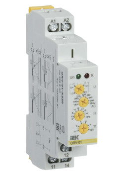 Реле контроля напряжения ORV с блокировкой однофазное 220В AC IEK