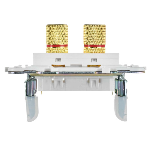 SKANDY Аудиорозетка 4-местная SK-A01W арктический белый IEK