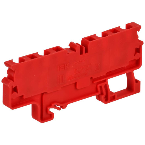 ARMAFIX Клемма пружинная CX4-4 четырехконтактная красная IEK