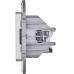 INSPIRIA Розетка компьютерная двойная RJ45 категория 5Е UTP алюминий
