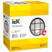 Светильник НПП1302 круг с решеткой 60Вт IP54 белый IEK