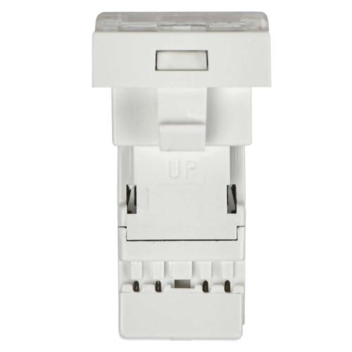 PRIMER РКИ-10-00-П-6 Розетка компьютерная RJ45 UTP кат.6 (1 модуль) белая IEK