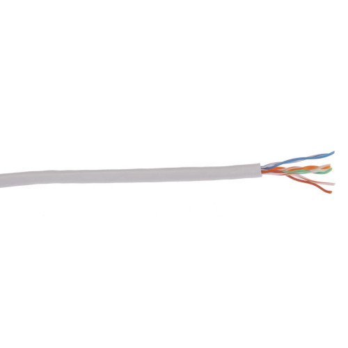 ITK Кабель связи витая пара ШПД U/UTP кат.5E 4 пары solid PVC 305м серый