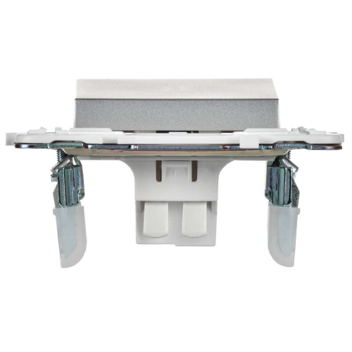 SKANDY Выключатель 1-клавишный проходной 10А SK-V02S серебряный IEK