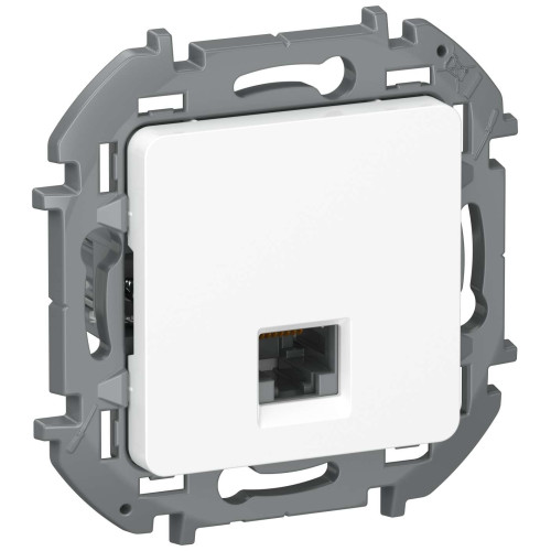 IEKINSPIRIA Розетка компьютерная RJ45 категория 6 UTP 6738301 белый IEK
