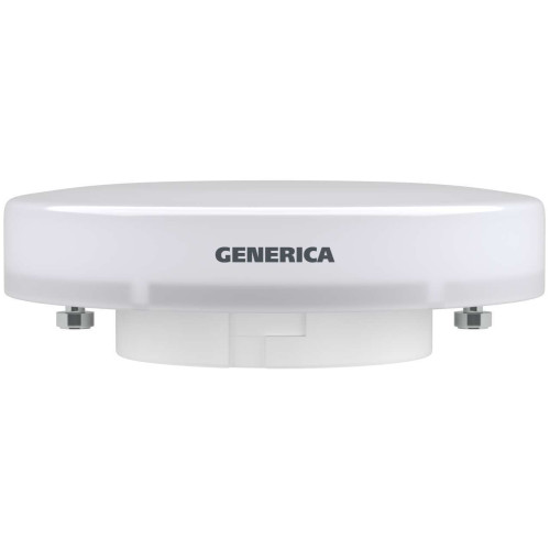 Лампа светодиодная T80 таблетка 10Вт 230В 6500К GX53 GENERICA
