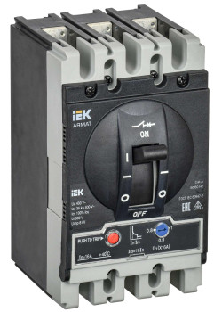 ARMAT Автоматический выключатель в литом корпусе 3P типоразмер S 35кА 16А расцепитель термомагнитный регулируемый IEK