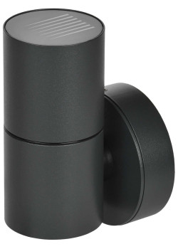 Светильник уличный 5112 настенный под лампу GU10 IP65 черный IEK