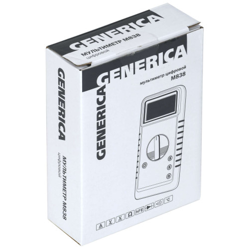 Мультиметр цифровой M838 GENERICA