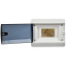 UNION Compact Корпус пластиковый ЩРН-П-6 IP41 черная прозрачная дверь IEK
