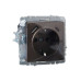 BRITE Розетка 1-местная с заземлением с защитными шторками 16А с USB A+C 18Вт РЮш11-1-БрТБ темная бронза IEK