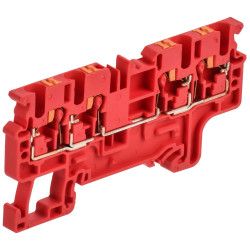 ARMAFIX Клемма пружинная Push In CP-MC 4 вывода 2,5мм2 красная IEK