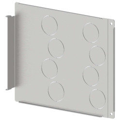 FORMAT Перегородка аппаратного отсека боковая вертикальная с проходными сальниками высота 300мм IEK