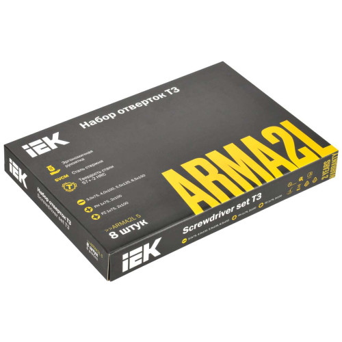 ARMA2L 5 Набор отверток Т3 8шт IEK
