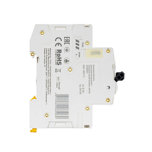ARMAT Автоматический выключатель M06N 1P D 2А IEK