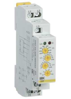 Реле контроля фаз ORF-04 трехфазное 220-460В AC IEK