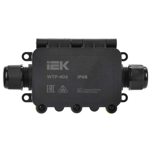 Коробка распределительная герметичная WTP-406 2 ввода IP68 IEK