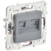 SKANDY Розетка компьютерная двойная RJ45 кат.6 SK-K04Gr серый IEK
