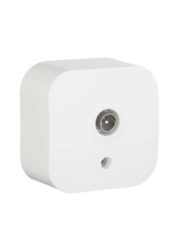 QUTEO Розетка для открытой установки TV тип звезда белый