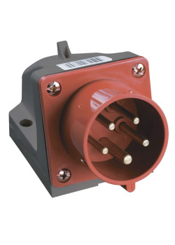 Вилка стационарная ССИ-515 3Р+РЕ+N 16А 380-415В IP44 IEK