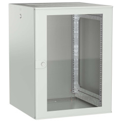ITK UNITBOX W Шкаф настенный 15U 600х600мм дверь стеклянная серый