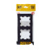 BRITE Рамка 2-местная IP44 РУ-2-БрЧ-44 черный IEK
