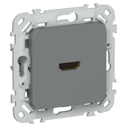 FLITE Розетка HDMI РШДМА-ФлМА мокрый асфальт IEK