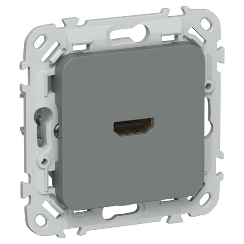 FLITE Розетка HDMI РШДМА-ФлМА мокрый асфальт IEK
