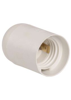 Патрон подвесной Ппл27-04-К02 пластик Е27 белый (50шт) (стикер на изделии) IEK