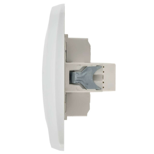 VEGA Розетка 1-местная компьютерная RJ45 кат.5е РК10-ВБ белый IEK
