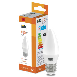 LED Candle C37 400lm 3000K E27 IEK