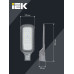 Светильник светодиодный консольный ДКУ 1012-50Ш 5000К IP65 серый IEK