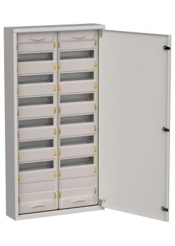 TITAN 5 Корпус металлический ЩРн-168 (2х84) 1085х570х140мм IP31 серый (одна дверь) IEK