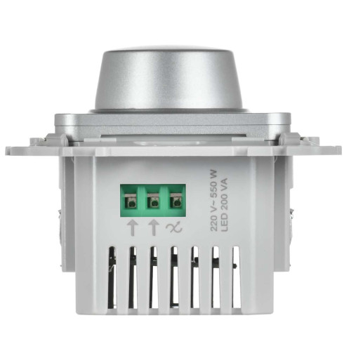 FLITE Светорегулятор проходной TRIAC 550Вт СС26-5-12-ФлА алюминий IEK