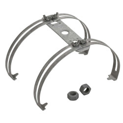 Держатель молниеприемника D=16 на круглый конек оцинкованная cталь TD IEK