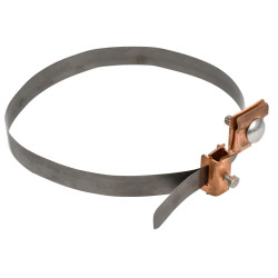 Держатель проводника круглого 6-10мм водосточная труба 0-160мм медь IEK
