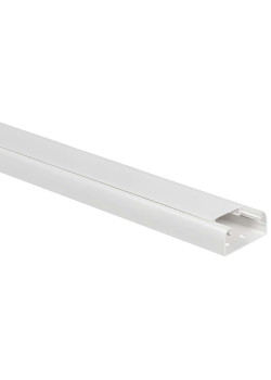 DLP Кабель-канал парапетный 80х50мм с крышкой шириной 65мм белый