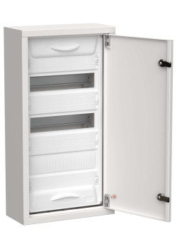 TITAN 5 Корпус металлический ЩРн-36 (1х36) 585х310х140мм IP31 белый (одна дверь) IEK