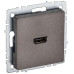 BRITE Розетка HDMI РHDMI-0-БрТБ темная бронза IEK