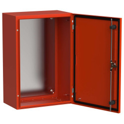 TITAN 5 Корпус металлический ЩМП-60.40.25 УХЛ1 IP66 RAL3020 красный IEK